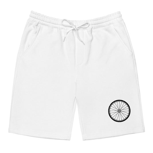 Distressed Wheel - Men's fleece shorts