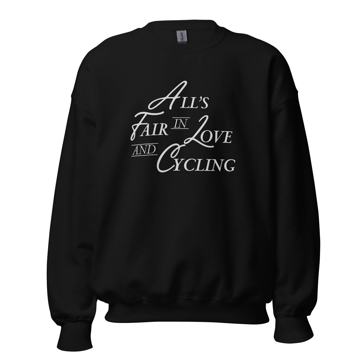 All's Fair Script - Black Unisex Sweatshirt