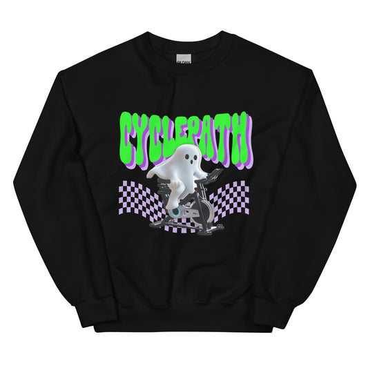 CyclePath Ghoul Green - Black Cozy Sweatshirt