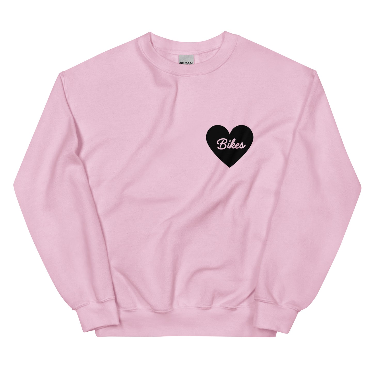 Black Heart - Bikes Unisex Crewneck Sweatshirt