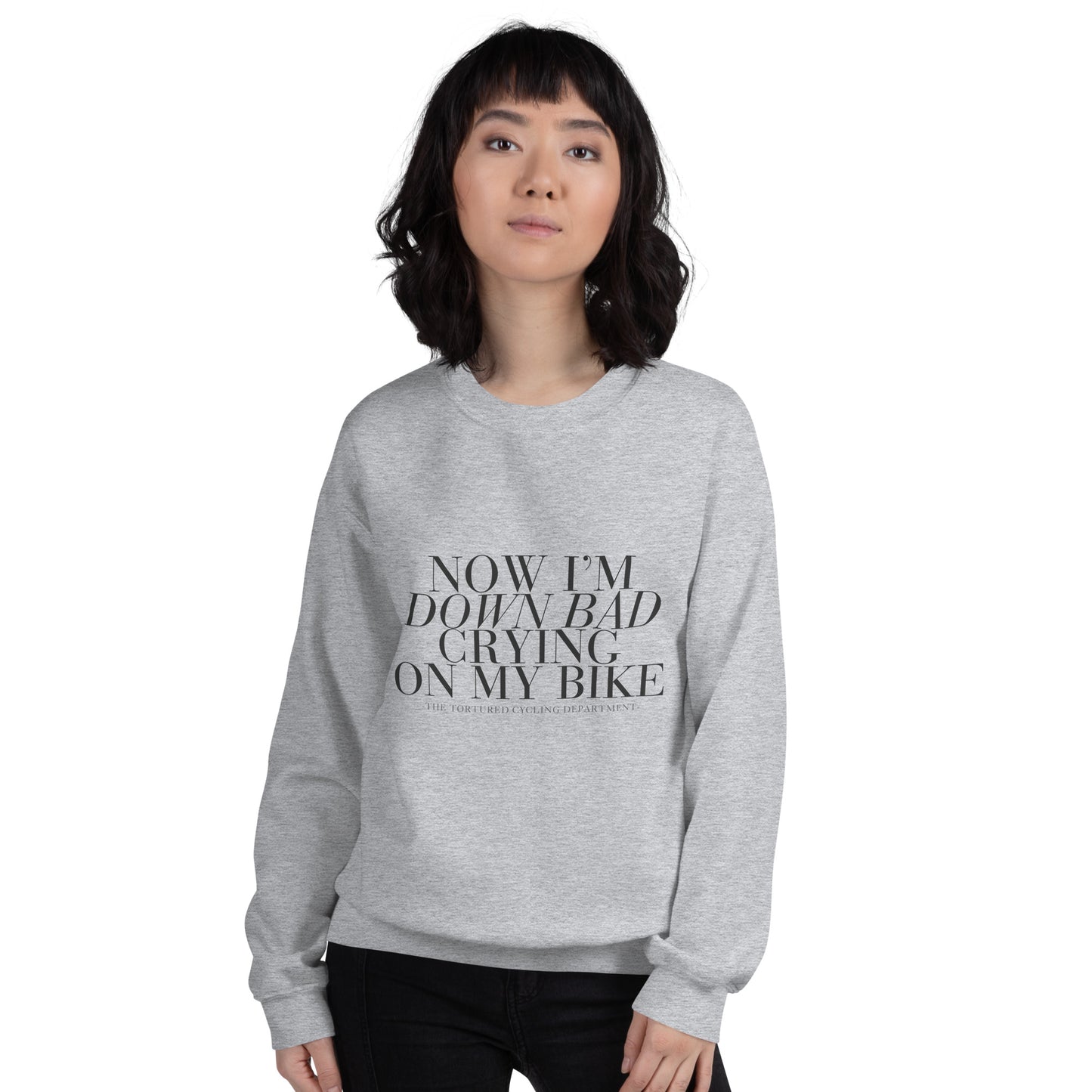 Down Bad - Unisex Sweatshirt - White or Grey