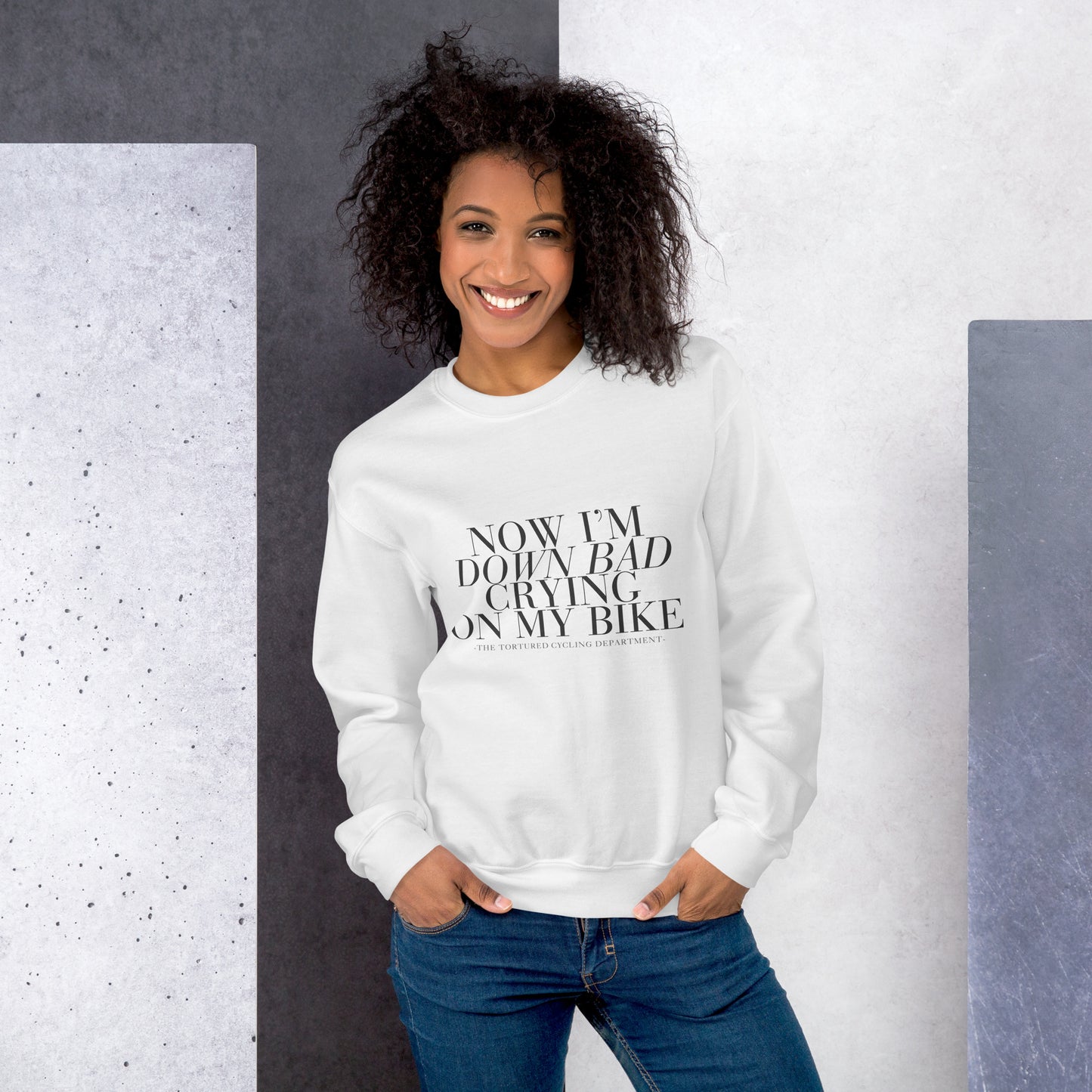 Down Bad - Unisex Sweatshirt - White or Grey