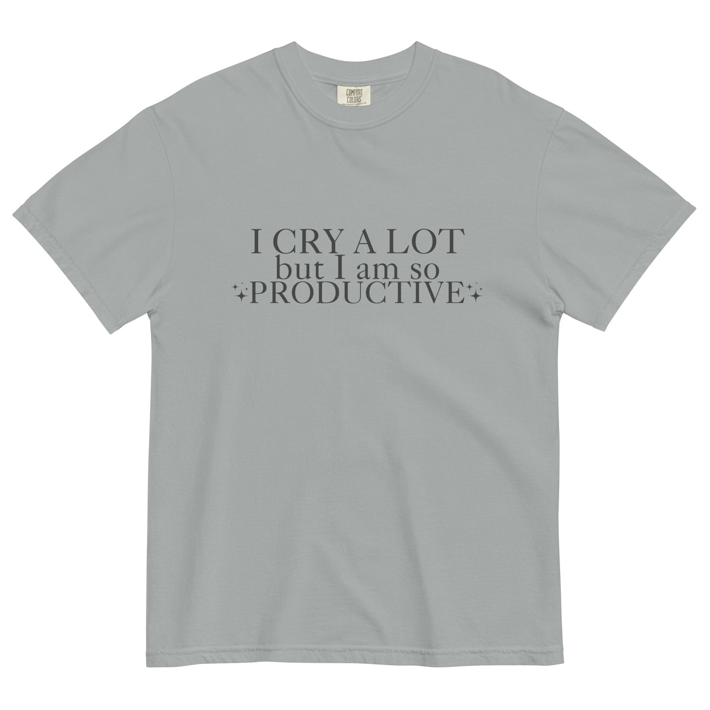 I cry a lot - Cycling Swiftie - Comfort Colors Unisex garment-dyed heavyweight t-shirt