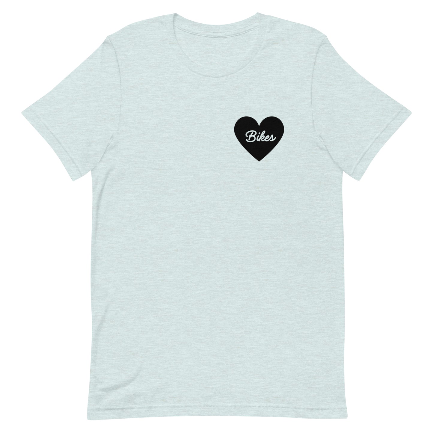 Black Heart - Bikes Unisex Soft Tee