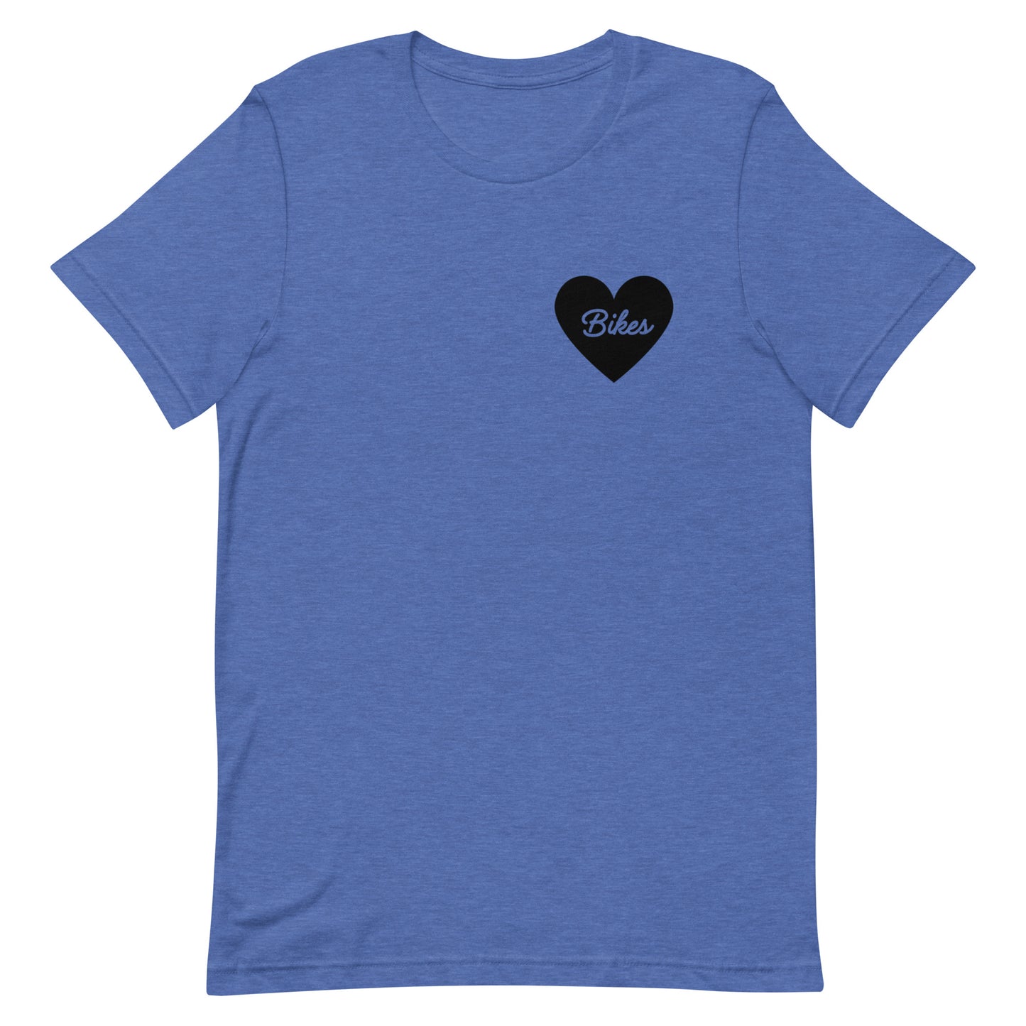 Black Heart - Bikes Unisex Soft Tee