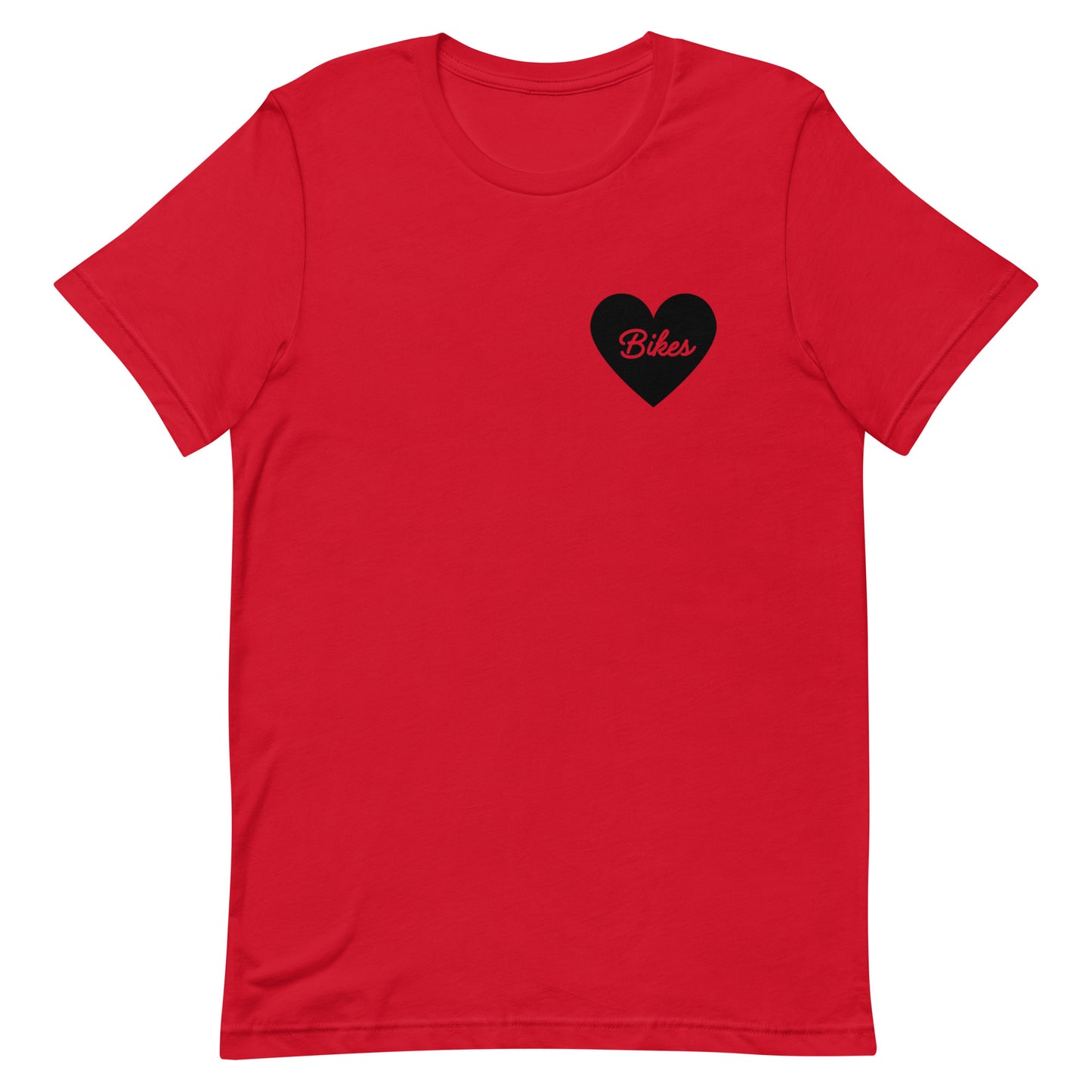 Black Heart - Bikes Unisex Soft Tee