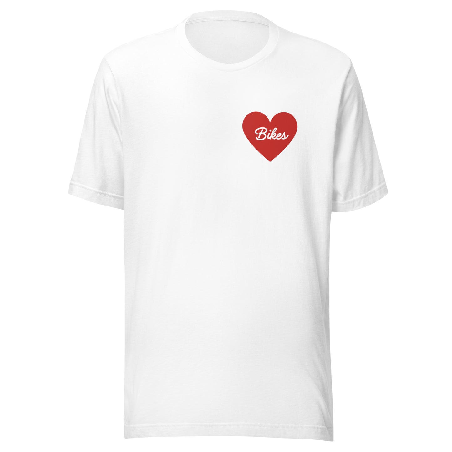 Red Heart - Bikes Unisex Soft Tee