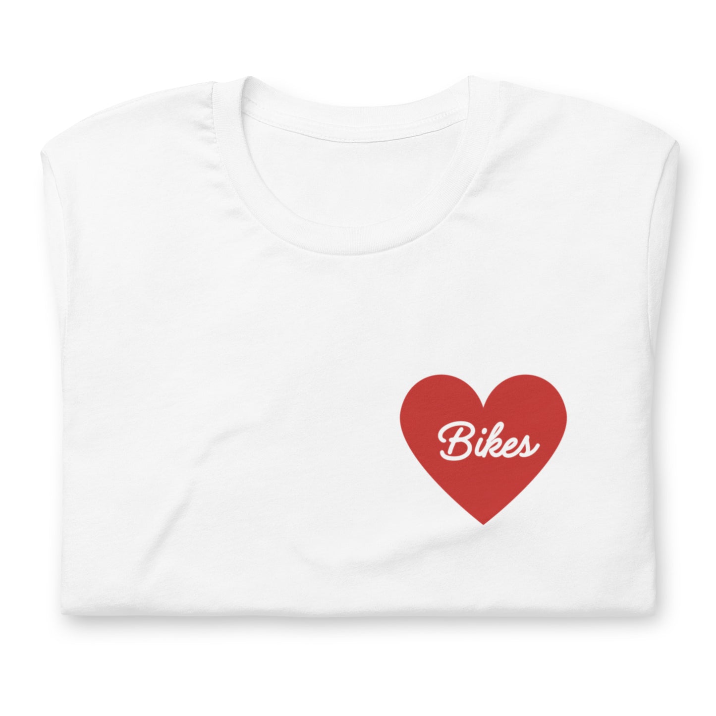 Red Heart - Bikes Unisex Soft Tee