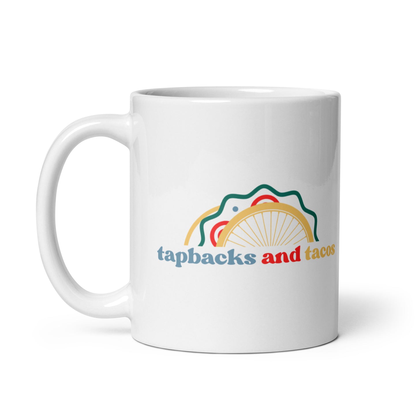 Tapbacks & Tacos Fan - White Mug