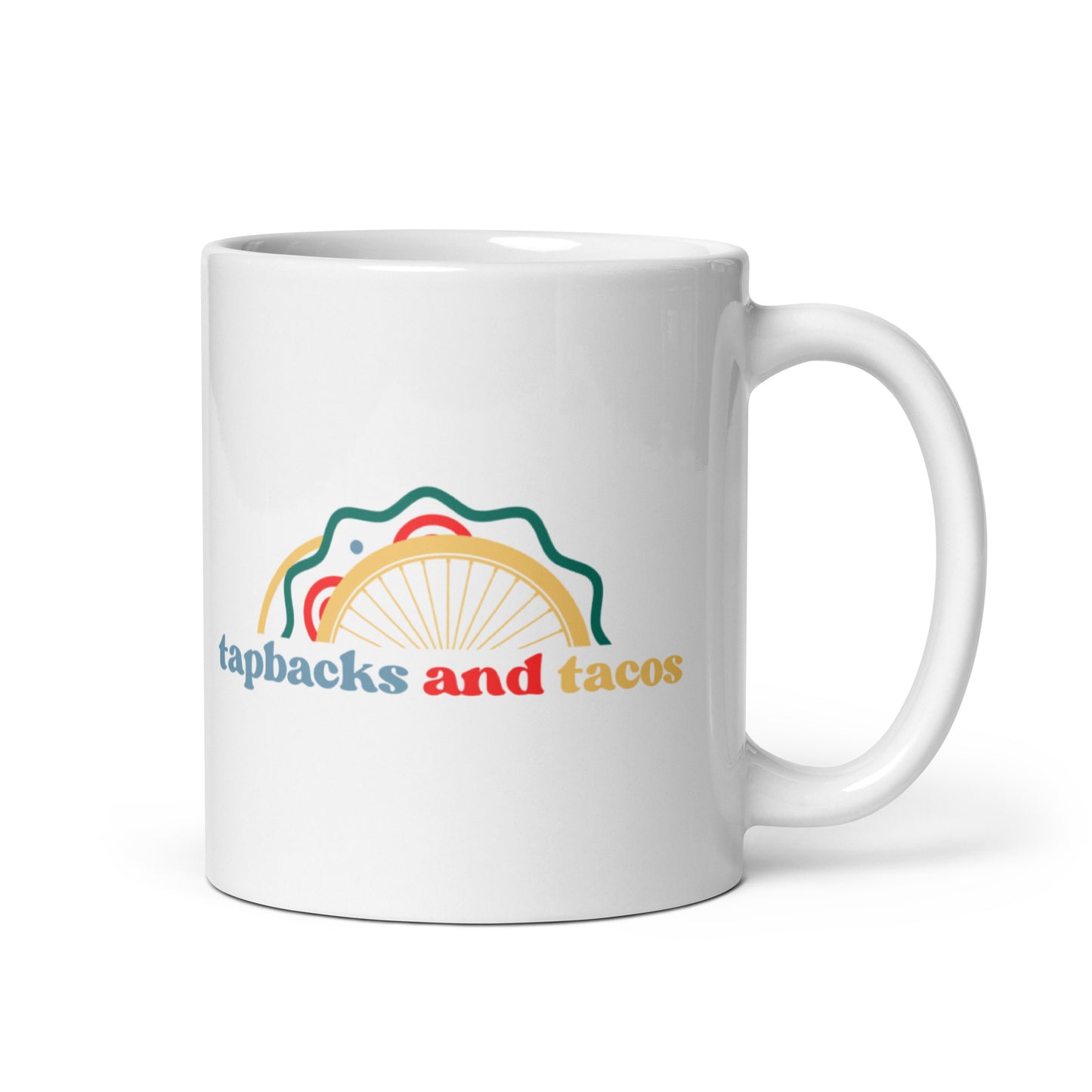 Tapbacks & Tacos Fan - White Mug