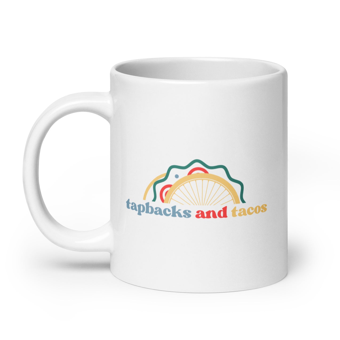 Tapbacks & Tacos Fan - White Mug