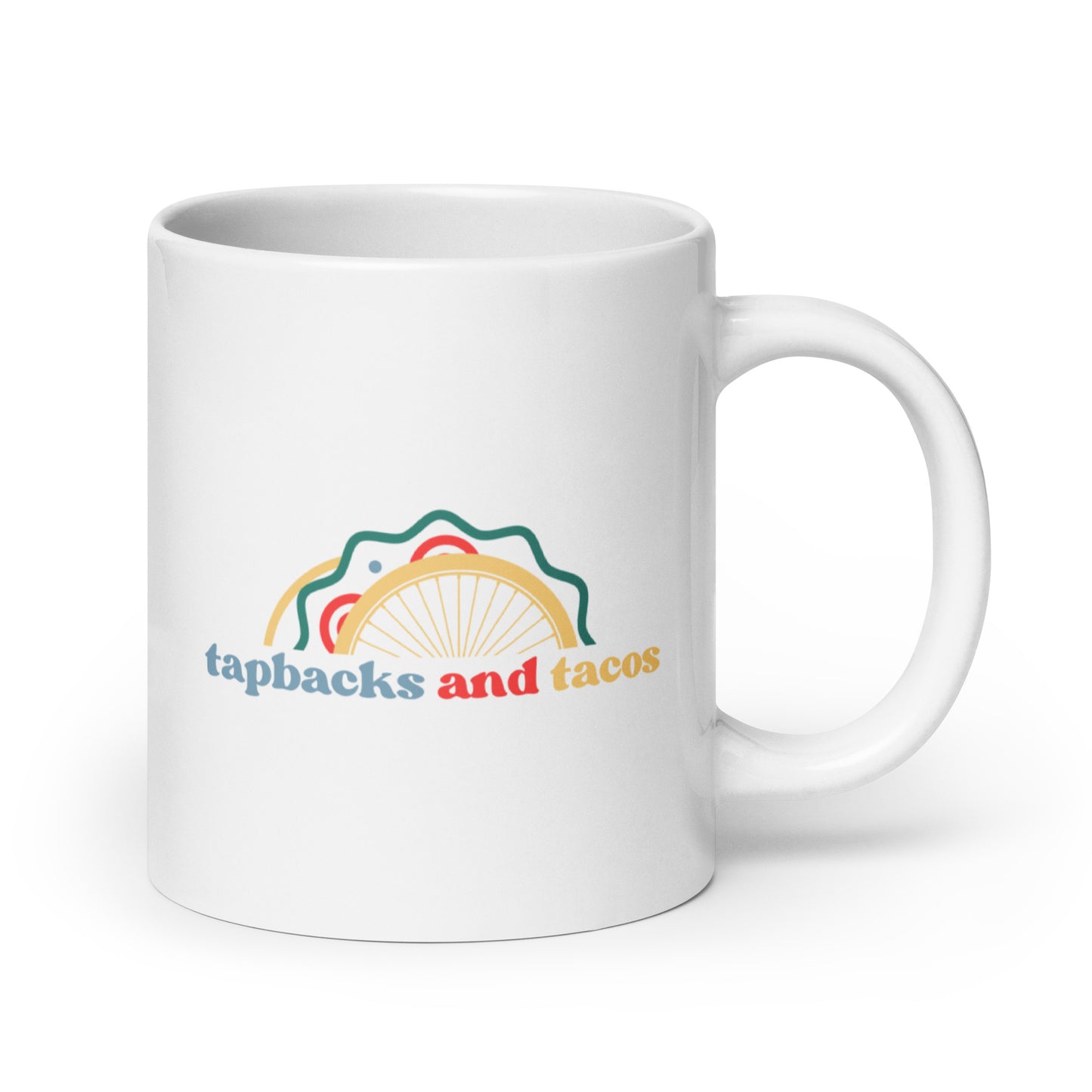 Tapbacks & Tacos Fan - White Mug