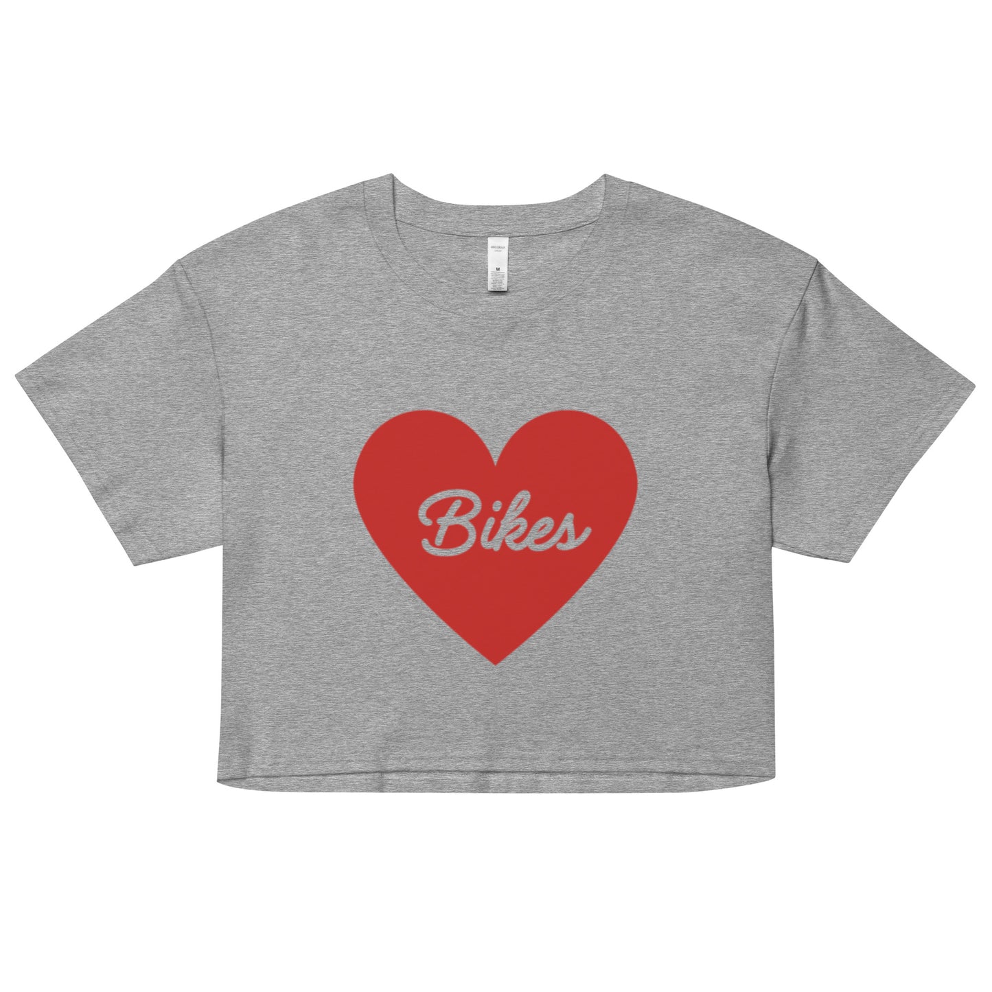 Red Heart - Bikes Crop Top Tee