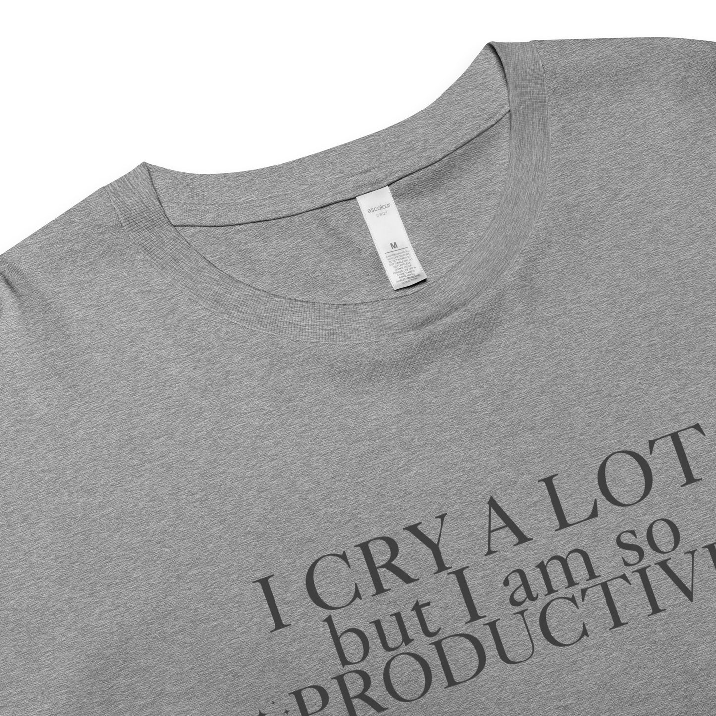 I cry a lot - Cycling Swiftie - Women's Crop Top Tee