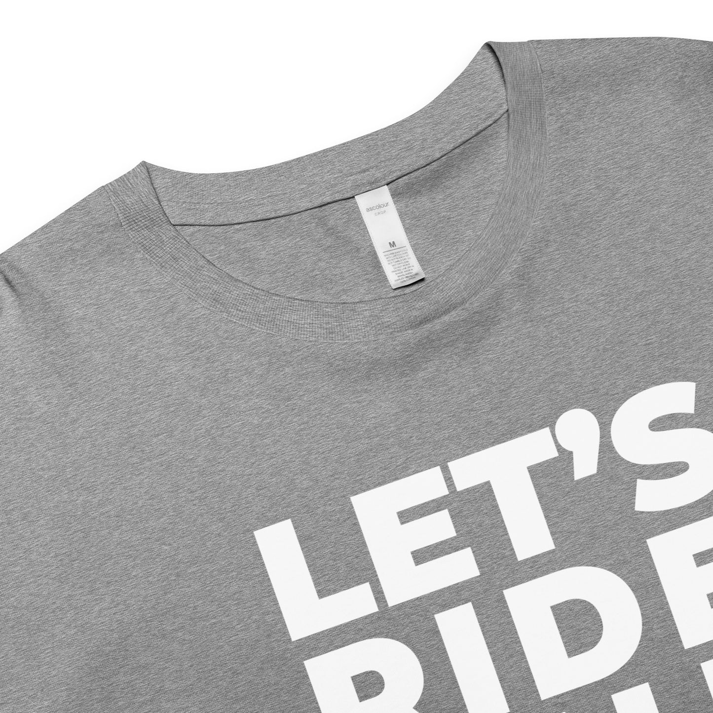 LET'S RIDE - Women’s crop top