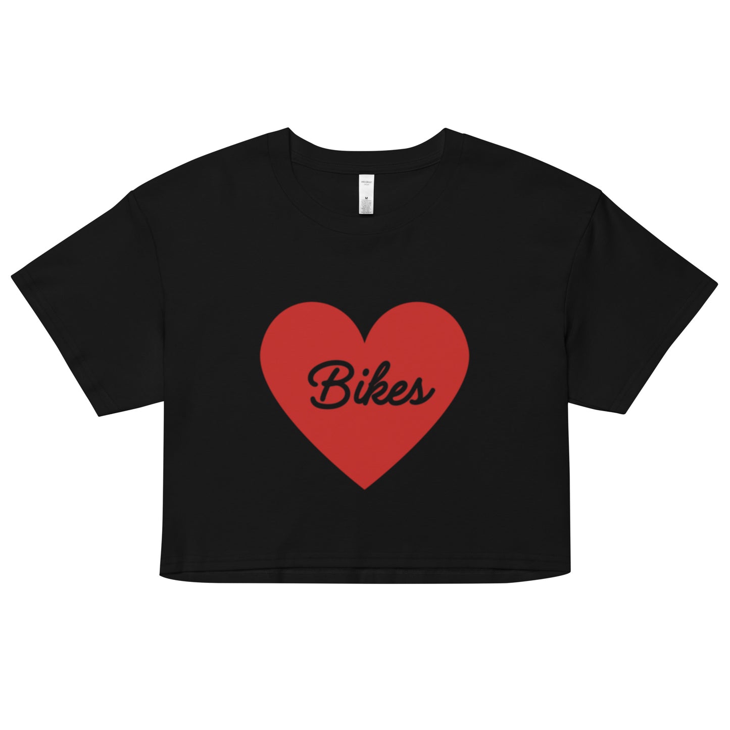 Red Heart - Bikes Crop Top Tee