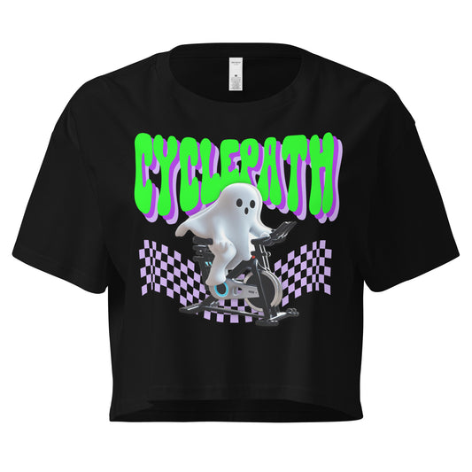 CyclePath Ghoul Green - Crop Top