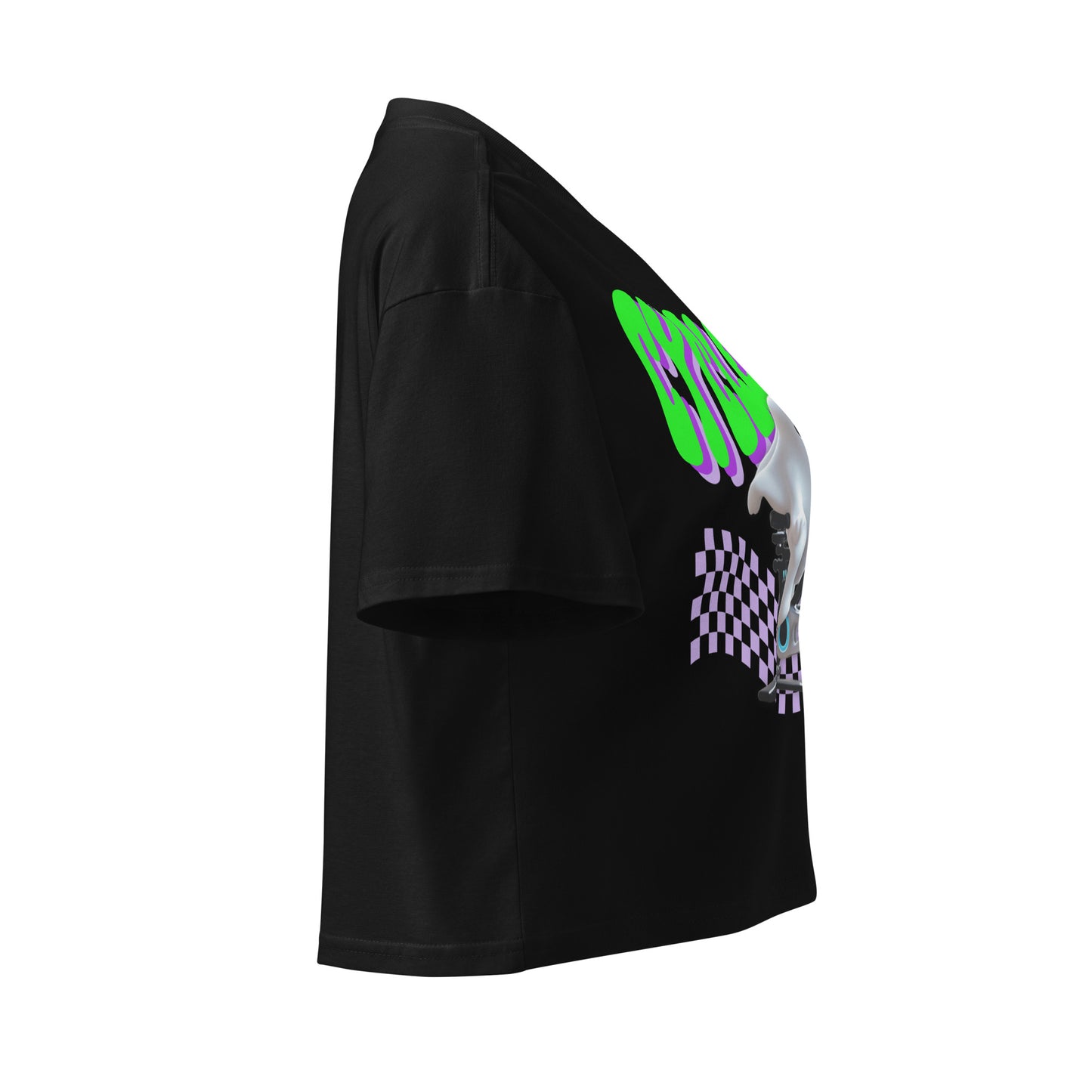 CyclePath Ghoul Green - Crop Top