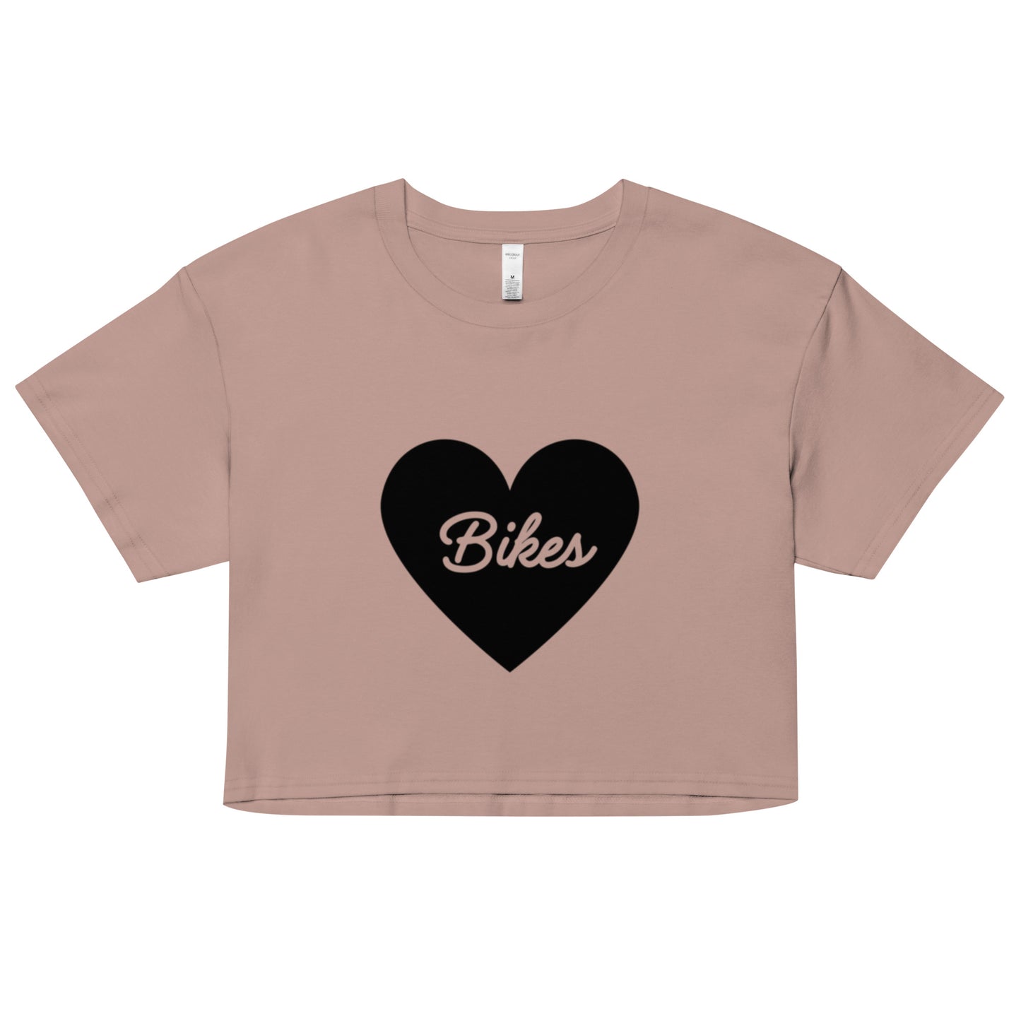 Black Heart - Bikes Crop Top Tee