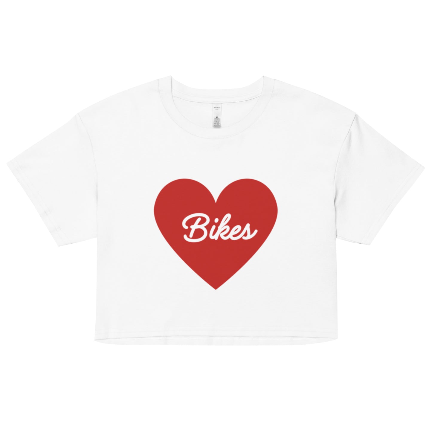 Red Heart - Bikes Crop Top Tee