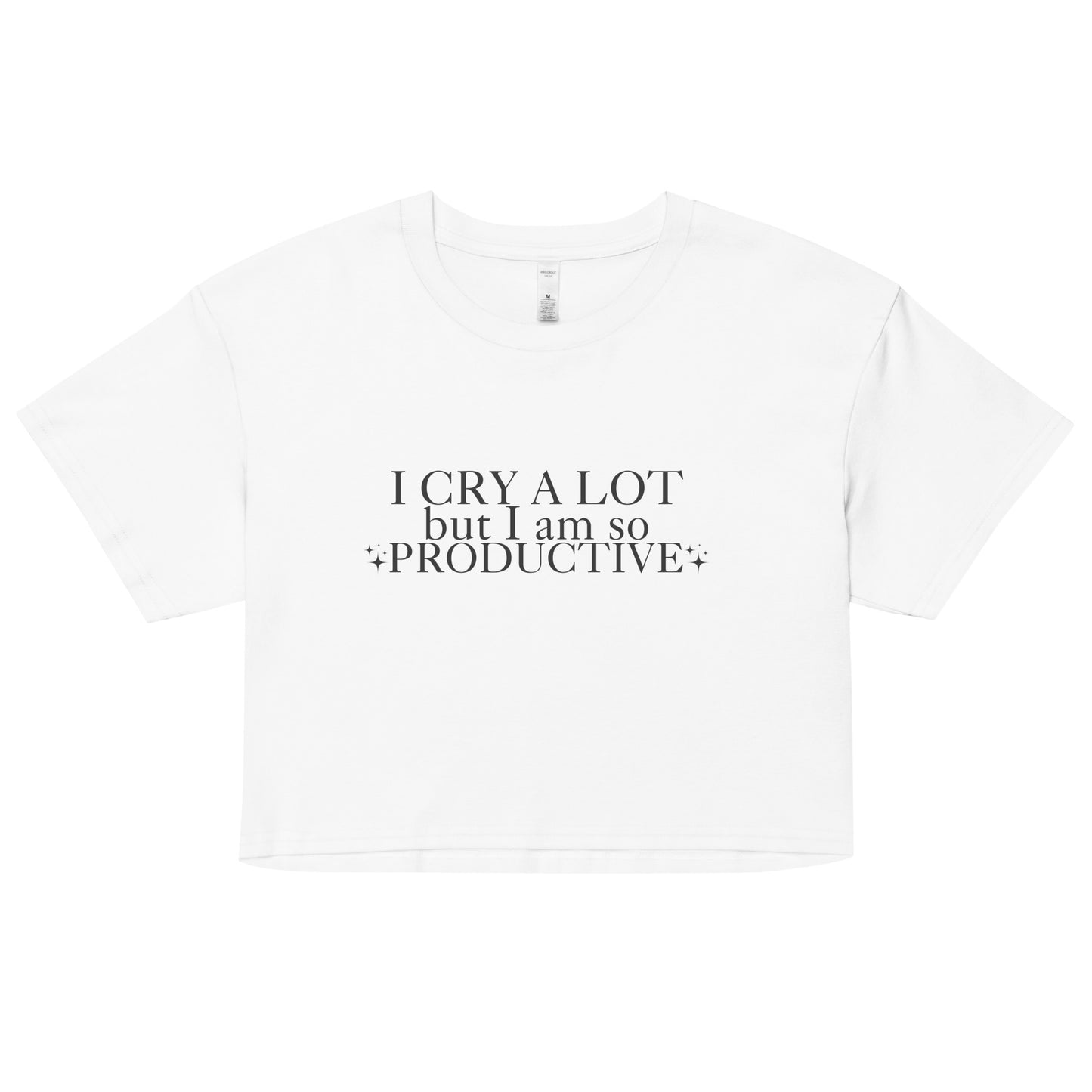 I cry a lot - Cycling Swiftie - Women's Crop Top Tee