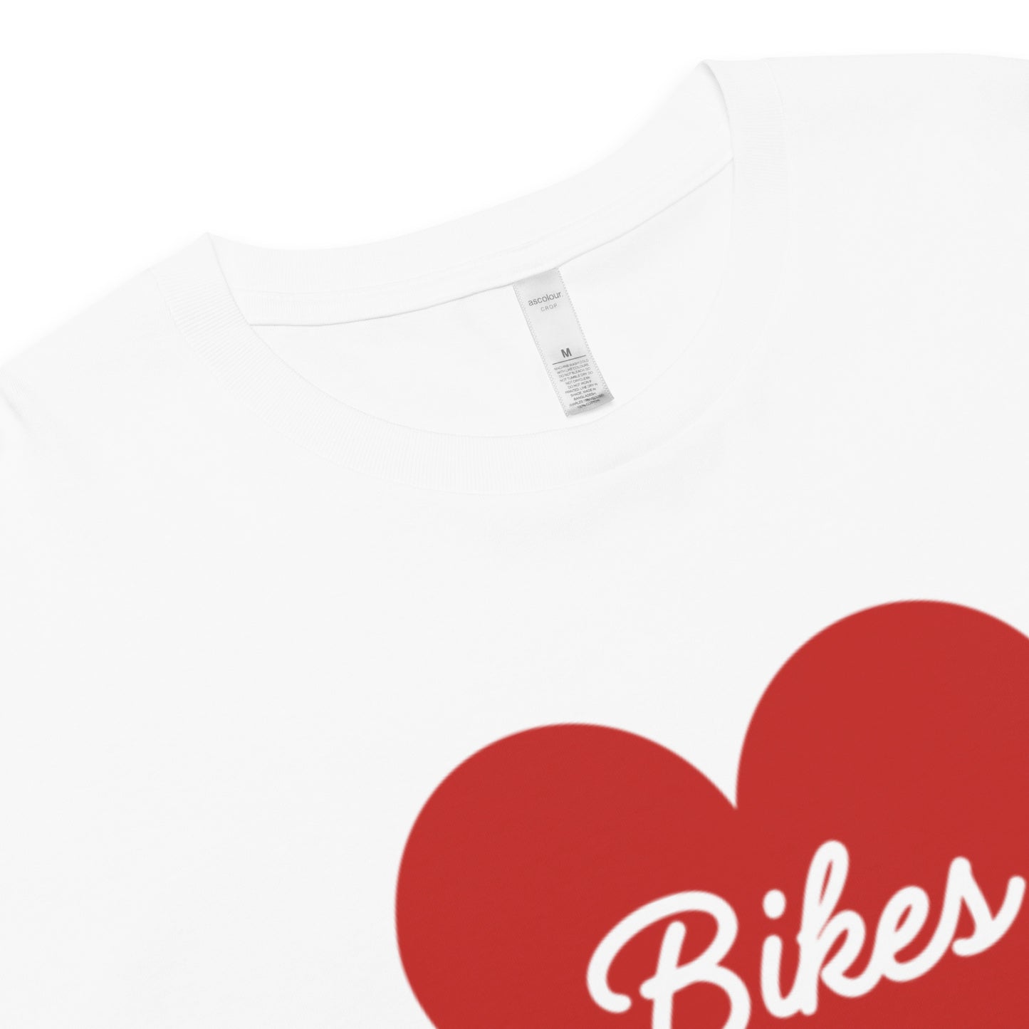 Red Heart - Bikes Crop Top Tee