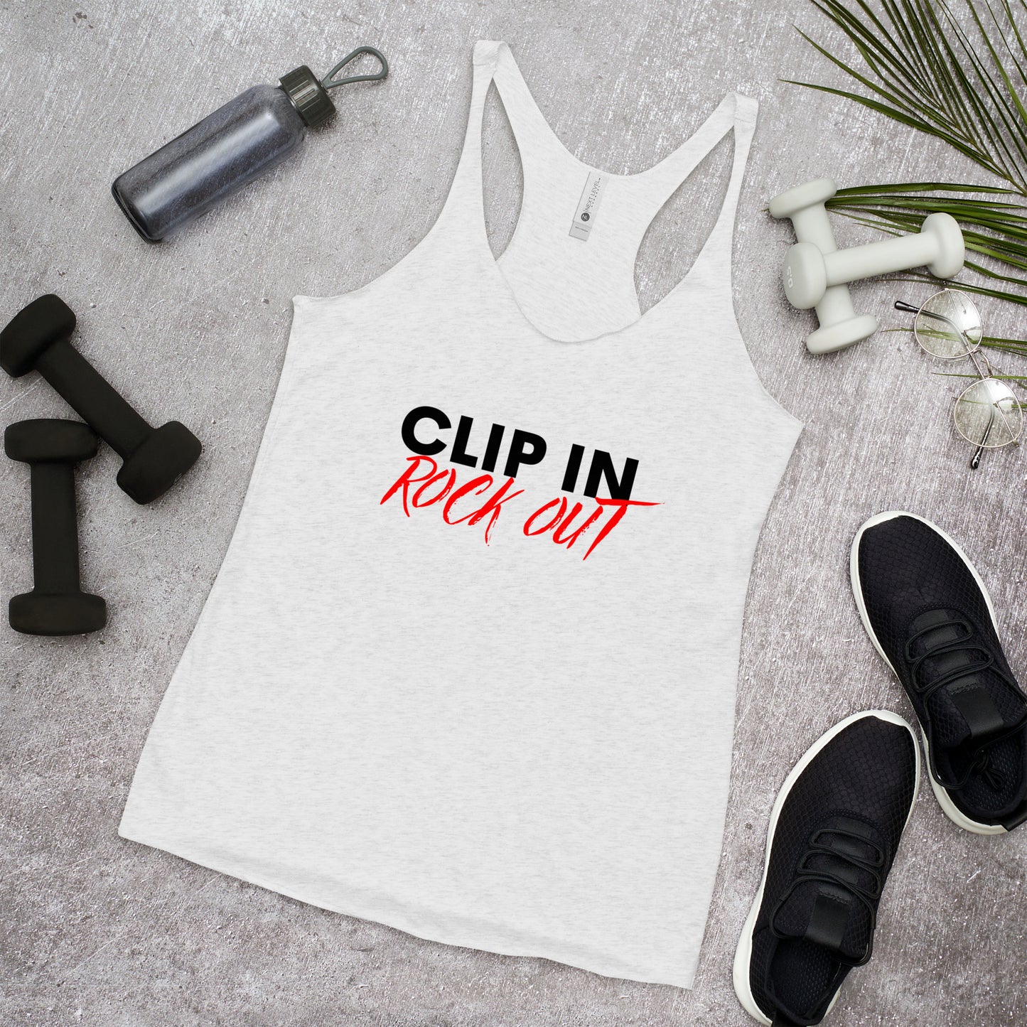 Clip In Rock Out - Women's Racerback Tank