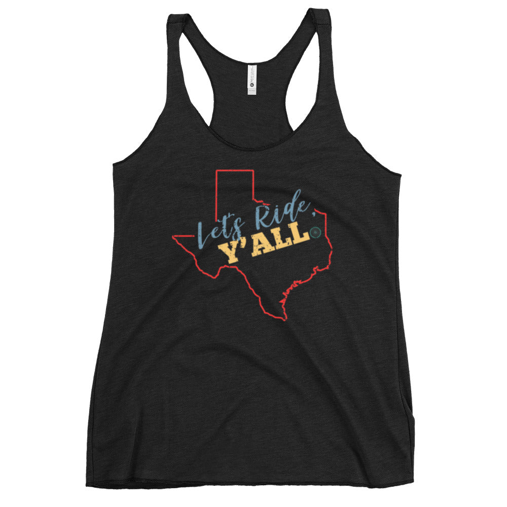 Let's Ride YALL - Women's Racerback Tank